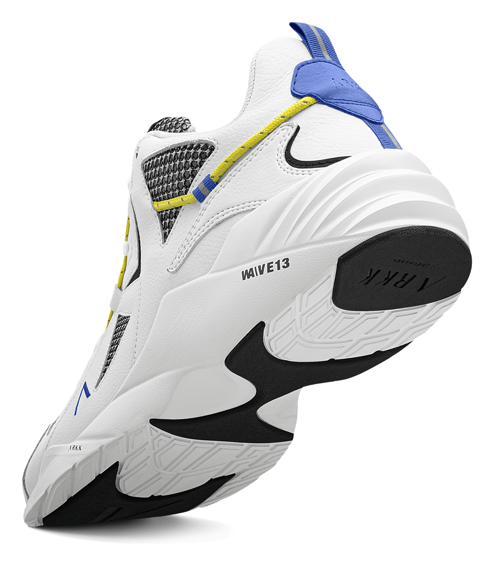 ARKK Collection Tuzon Leather W13 | White Amparo Blue | Men Tuzon